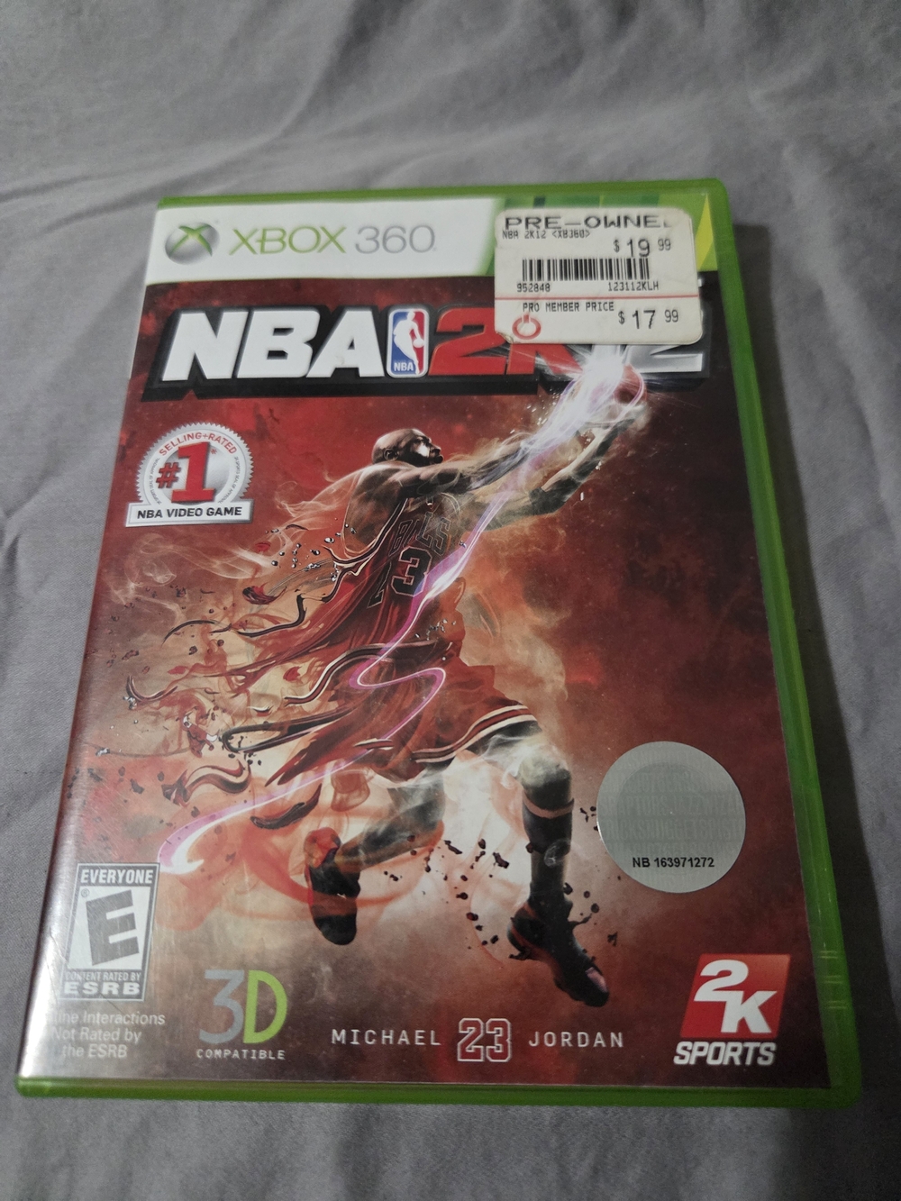NBA 2K (Xbox 360) Michael Jordan Red Cover - 2K Sports